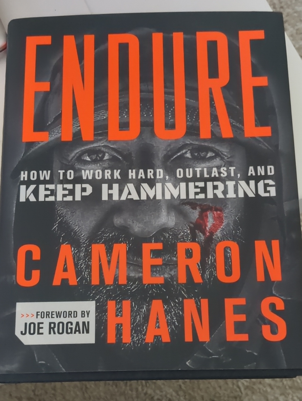 'Endure' Cameron Hanes  Hard Back Book  NWT